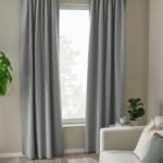 Grey curtains