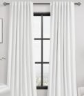 White curtains