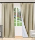 Cream curtains