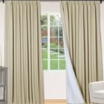 Cream curtains