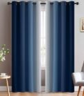 Blue curtains
