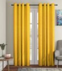 Yellow curtains