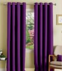 Purple curtains