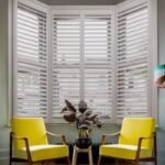 Living room shutters
